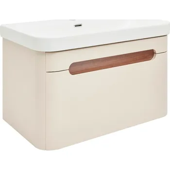 Ložnice Swiss aqua technologies Koupelnová skříňka s umyvadlem SAT Fusion 77,5x43x45 cm pískově béžová mat SATFUSION80BEMW