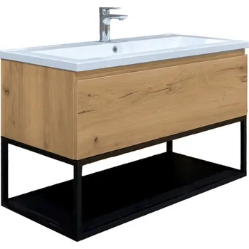 Ložnice Swiss aqua technologies Koupelnová skříňka s umyvadlem SAT B-Way dub mat BWAY100OAKU