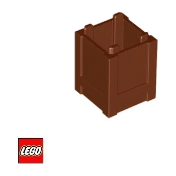 Stavebnice LEGO LEGO® Příslušenství k figurkám LEGO KONTEJNER 2x2x2 / 61780 Barva: Světle-Hnědá 61780