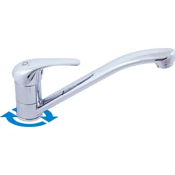 Vodovodní baterie Rav slezák Dřezová baterie RAV SLEZÁK na 1 vodu s otočným ramínkem chrom SA093.5