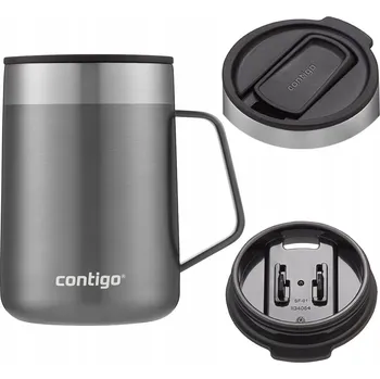 Termohrnek Termohrnek Contigo Streeterville s uchem 420 ml - šedý