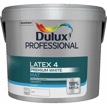 barva na zeď Dulux Professional Latexová Barva LATEX 4 bílá 3l