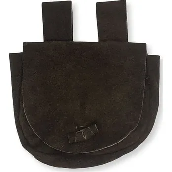 Karnevalový doplněk Mytholon Kožená taštice Tovaryš, barva černá 900ml