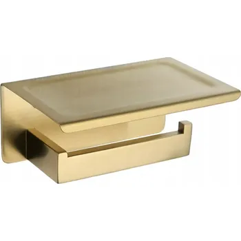 Držák toaletního papíru Nikcorp nástěnný kovový zlatý