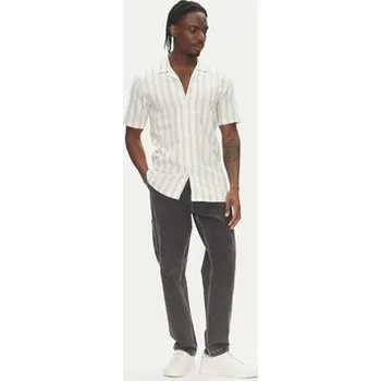 Pánská košile Lindbergh Košile 30-203321 Béžová Relaxed Fit XXL