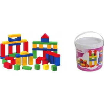 ostatní stavebnice Simba Eichhorn Dřevěné Stavebnice 50 ks. 2864