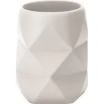 Kleine wolke Držák kartáčků Crackle bílá 8430100852