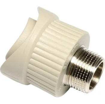 Vodovodní potrubí Wavin EKOPLASTIK PPR sedlo 90mm, 3/4", navařovací, s kovovým závitem vnějším, voda, PP-R