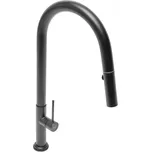 Swiss aqua technologies Dřezová baterie SAT s vytahovací sprškou, 2 proudy černá SATBSD288C