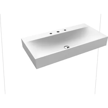 Umyvadlo Kaldewei Umyvadlo Silenio 3045 90x46 cm alpská bílá bez přepadu 904406273001