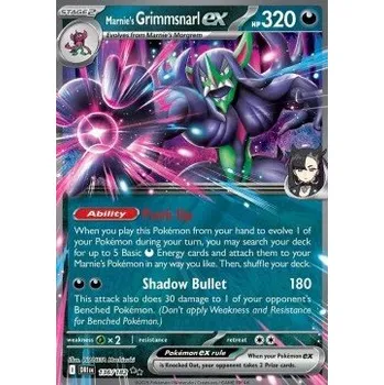 Karetní hra Pokémon DRI 136/182 Marnie's Grimmsnarl ex - Destined Rivals