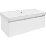 Swiss aqua technologies Koupelnová skříňka s umyvadlem SAT B-WAY 99x30x45 cm bílá lesk BWAY100WU1