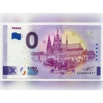 0 EUR bankovka Praha 2022