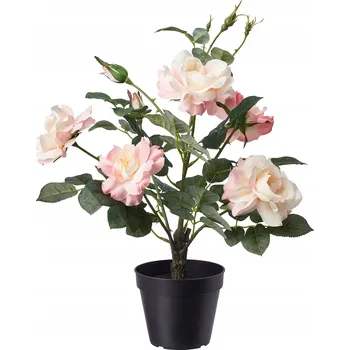 umělá květina IKEA FEJKA Umělá květina, růžová RŮŽE, 47 cm