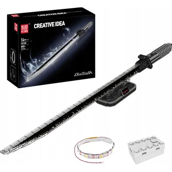 ostatní stavebnice Mould King 10138 Stavebnice Stavebnice Star Wars Světelný meč LED 885 dílků