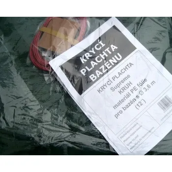 bazénová plachta Krycí plachta pro bazén Azuro 3,66 m, zelená