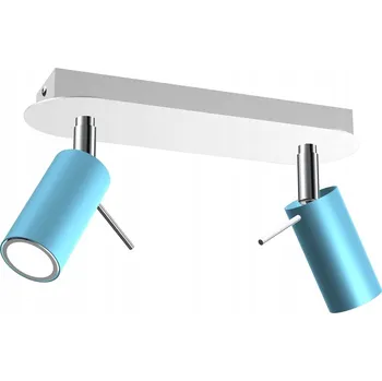 Milagro Stropní svítidlo PRESTON MODRÁ/BÍLÁ 2x mini GU10