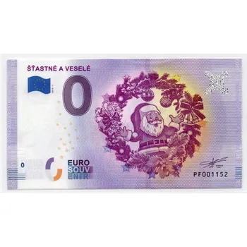 0 EUR bankovka Šťastné a veselé 2019-1