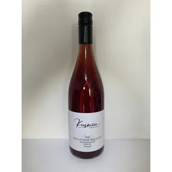 Víno Merlot 2023, moravské zemské víno - perlivé, Vinařství Kresničer, polosuché