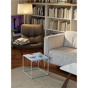 Pánské kalhoty Sinsay - Kovový Stolek - modrá - 652GC-05X - 652GC-05X-ONE