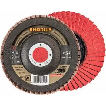 Brusný kotouč Rhodius 208746 | Brusný lamelový kotouč JUMBO SPEED / 125x22,3, K40