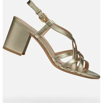 Dámské sandále Geox Dámské Zlaté dámské sandály Geox Virnilisa 65 S Zlatá 40 (2842699)