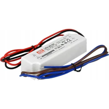 Napájecí zdroj pro osvětlení Napájecí zdroj pro LED pásky MEAN WELL LPV 24V 20W IP67
