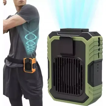 Domácí ventilátor 3v1 Závěsný ventilátor na krk přenosný mini USB akumulátorový chladící