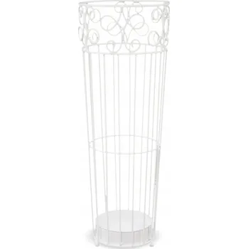 Stojan na deštníky kovový Artpol bílý