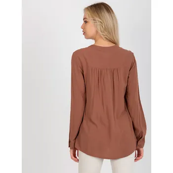 Dámská košile Halenka D73761M11081A hnědá M
