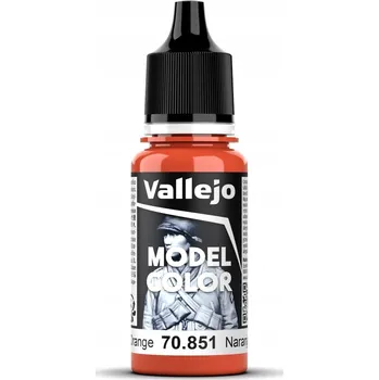 Modelářská barva Akrylová Barva Vallejo 70.851 Model Color zářivě oranžová 17 ml