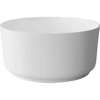 Vana Polysan ESTATIS volně stojící vana, kompozitní materiál, ø110x51cm, bílá matná 93868