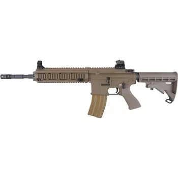 Airsoftová zbraň Airsoftová zbraň HK 416 dlouhá - písková, open bolt, GBB, WE