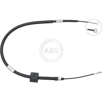 Lanko parkovací brzdy Tažné lanko, parkovací brzda A.B.S. K18881