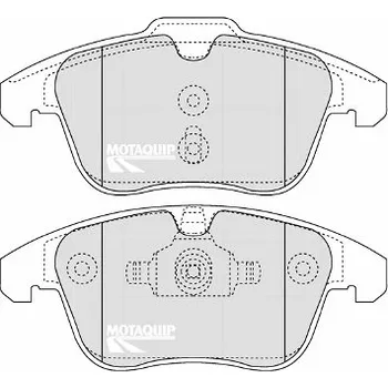 Brzdová destička Sada brzdových destiček, vždy 4 kusy v sadě MOTAQUIP LVXL1293