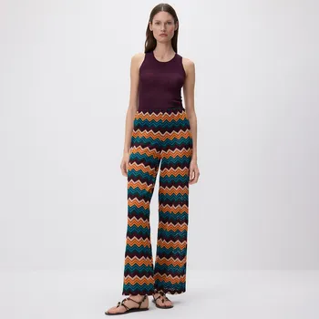 Dámské kalhoty Reserved - Plážové kalhoty s grafickým vzorem - vícebarevná - 672EV-MLC - 672EV-MLC-S