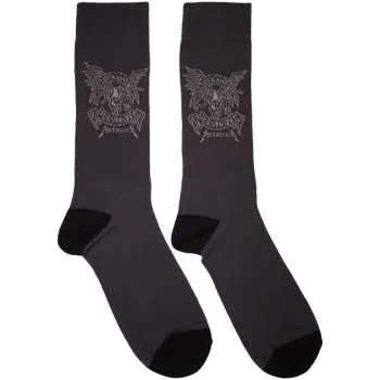 Pánské ponožky Merch Metallica: Metallica Unisex Ankle Socks: Seek & Destroy (charcoal Grey) (uk Size 6 - 11) UK Size 6 - 11