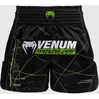Oblečení pro bojové sporty Muay Thai šortky Venum Training Camp 4.0 - Black/Neon Green Velikost: XXL