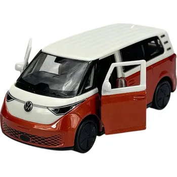 autíčko WELLY VW VOLKSWAGEN ID. BUZZ BÍLO-ORANŽOVÝ 1:34 NOVÝ KOVOVÝ MODEL 43829
