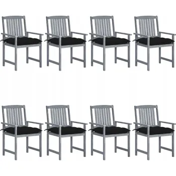 Zahradní židle VidaXL dřevěná černá