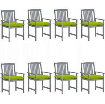 Zahradní židle VidaXL dřevěná šedá