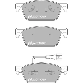 Brzdová destička Sada brzdových destiček, vždy 4 kusy v sadě MOTAQUIP LVXL1696