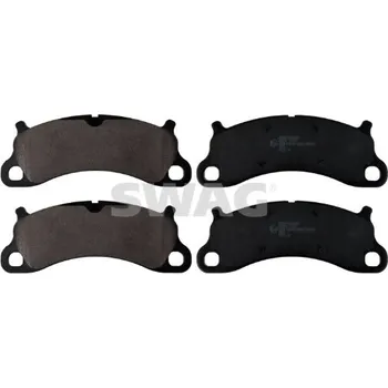 Brzdová destička Sada brzdových destiček, vždy 4 kusy v sadě SWAG 33 10 5159