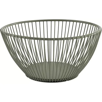 chlebník APS Svart Koš, výška: 80 mm, ø: 175 mm, jemně zelený