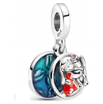 Přívěsek Přívěsek Charms Lilo a Stitch stříbro 925