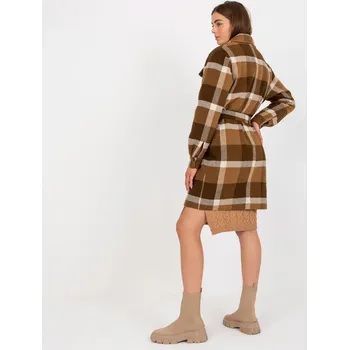 Dámský kabát Dámský kabát LK PL 509076 57P tmavě lila 42