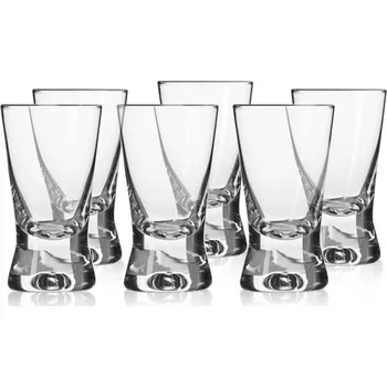 Sklenice Sklenice na vodku likéru LUXITO CrystaX Shot Iks 25 ml, sada 6 ks