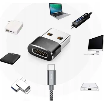 Datové redukce OTG ADAPTÉR PŘECHODKA USB-A na USB-C TYP-C (z USB C na USB typ A)