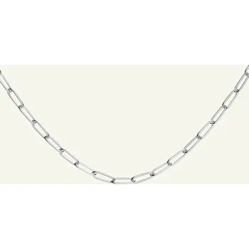 Náhrdelník Rosefield Dámské Rosefield náhrdelník stříbrné barvy Rectangle Chain JNRCS-J565 Fialová ONE SIZE (2843273)