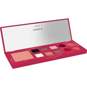 Dekorativní kosmetika Pupa Pupart Small Burgundy Palette - Paletka na tvář 11.4 g